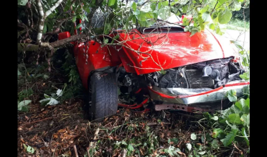 Accidente de tránsito en Bocas del Toro 