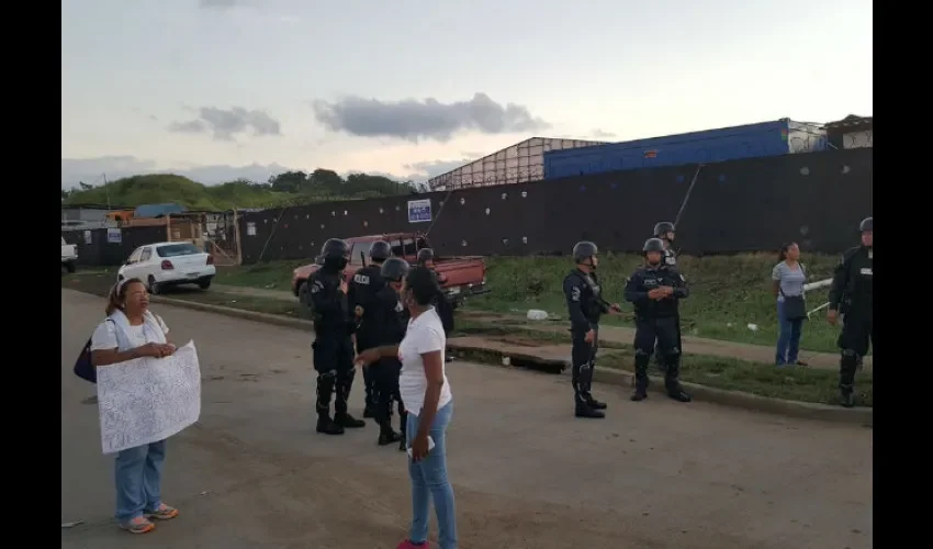 Protesta en Panamá Este 