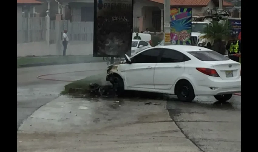 Accidente de tránsito en Brisas del Golf