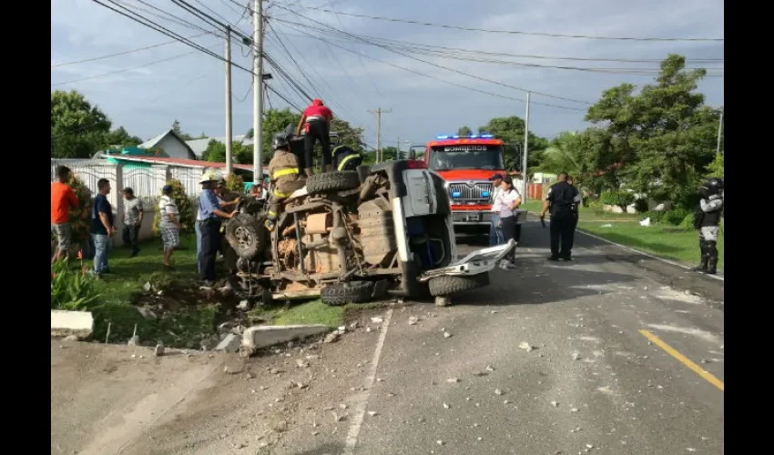 Accidente en Penonomé