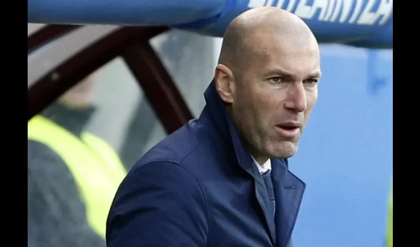 Zinedine Zidane, entrenador del Real Madrid