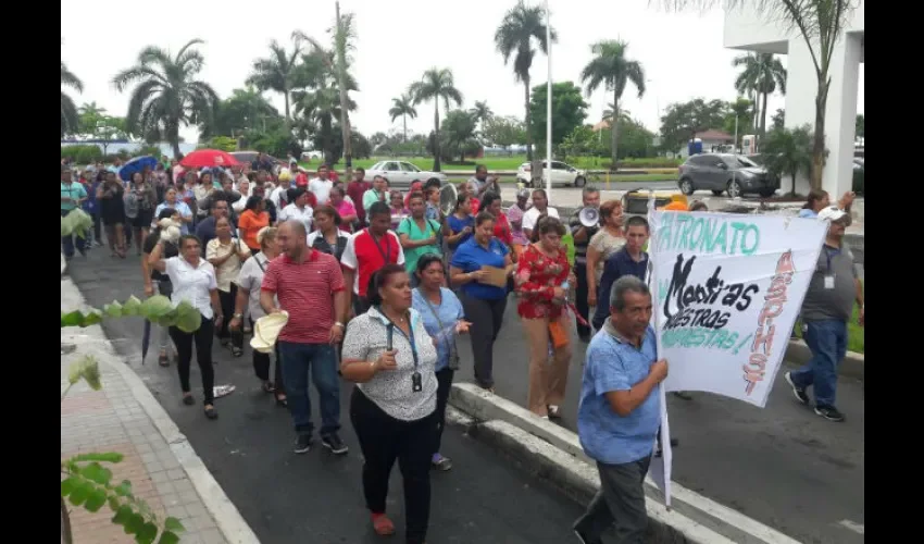 Protestas en el Hospital Santo Tomás