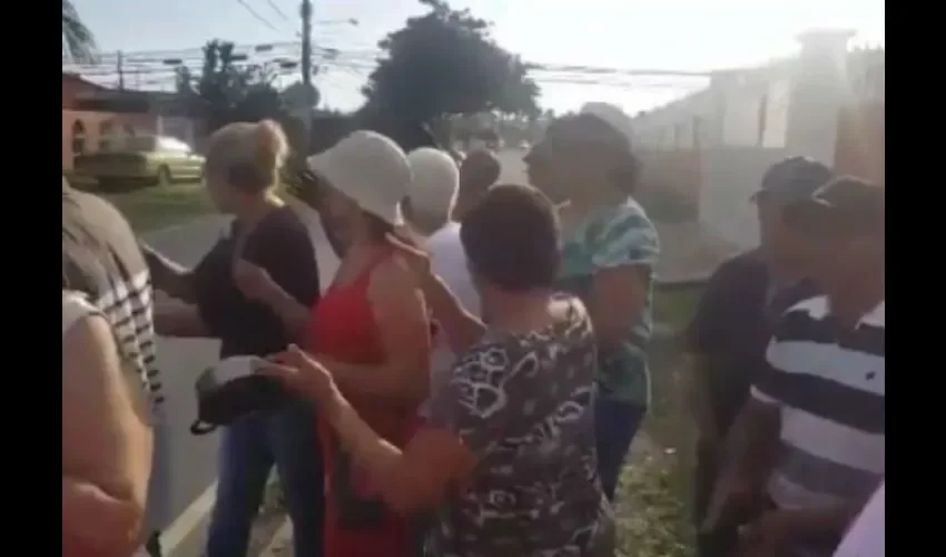 Protesta en Altos de Las Acacias