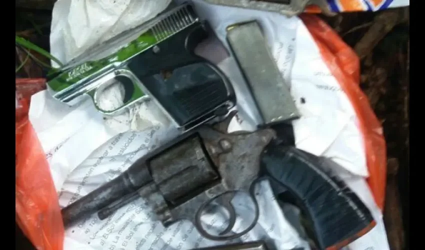 Armas decomisadas 