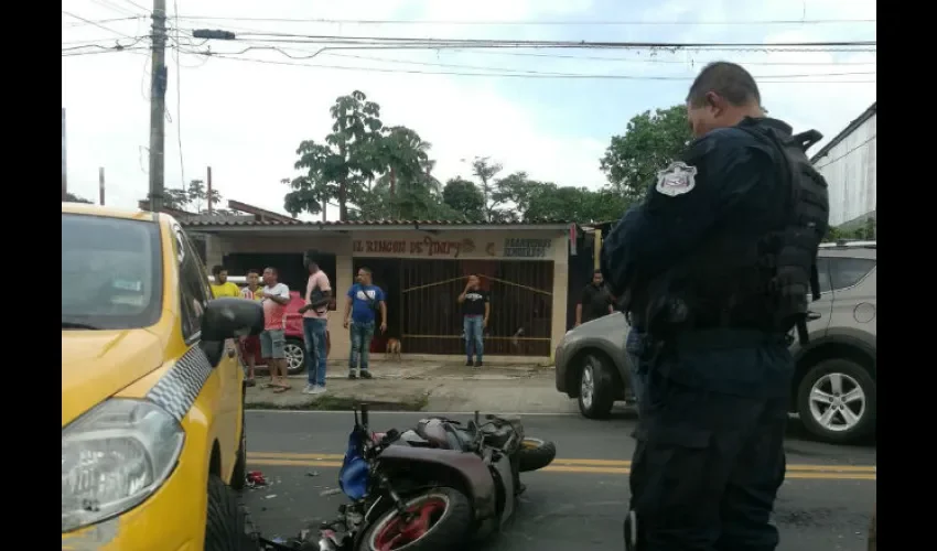 Accidente de tránsito en La Pulida