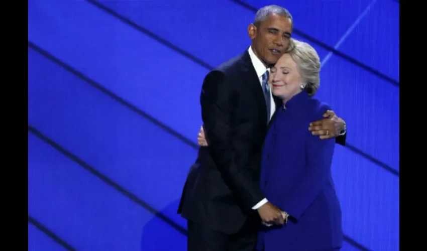 Hillary Clinton y Barack Obama
