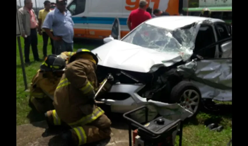 Accidente en Costa Verde