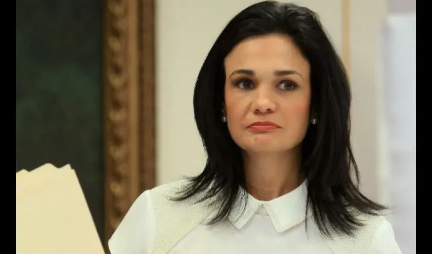 Vicepresidenta y canciller panameña, Isabel De Saint Mal