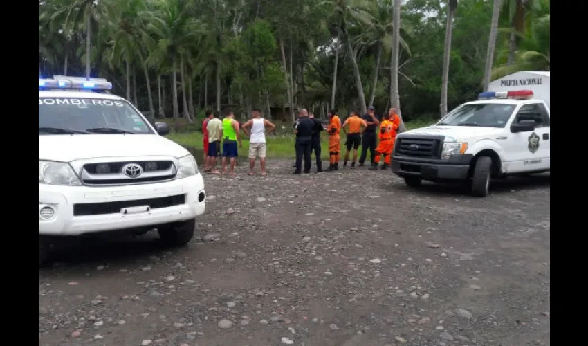 Las autoridades realizan la búsqueda 