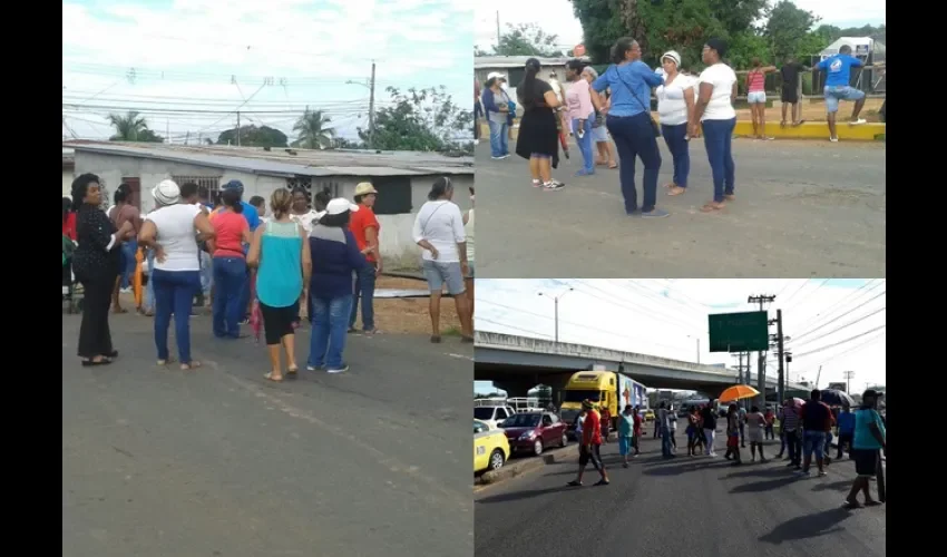 Protesta en Juan Díaz 