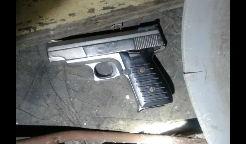 Arma decomisada a menor de edad en Chiriquí. 