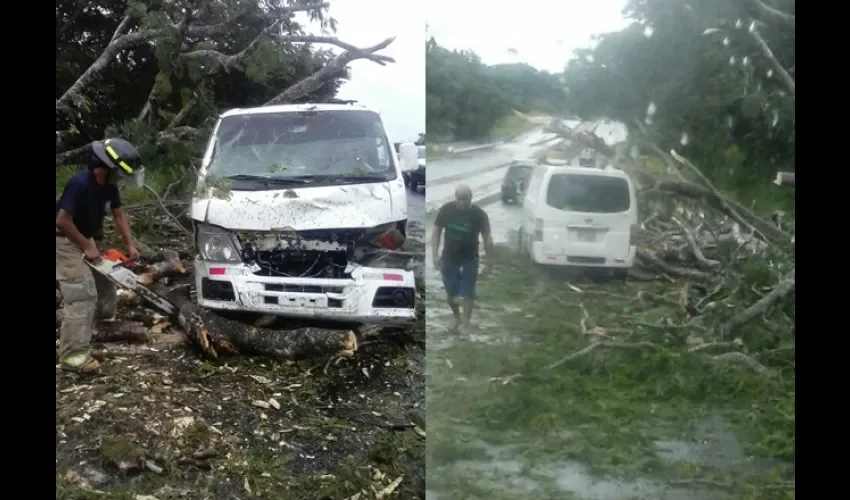 El accidente no dejó víctimas fatales. 