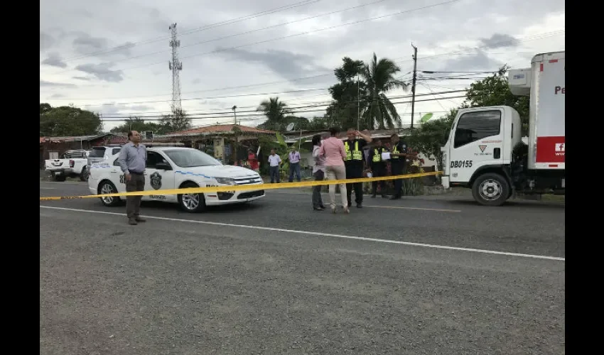 El pequeño se dirigía hacia su centro escolar.