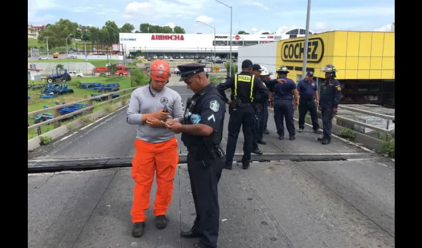 El puente de Villa Lucre fue construido a finales de la década de 1990.