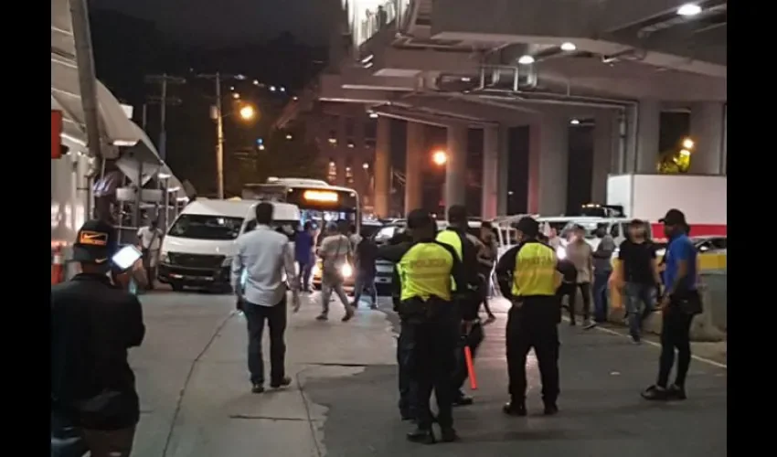 Protesta en San isidro.