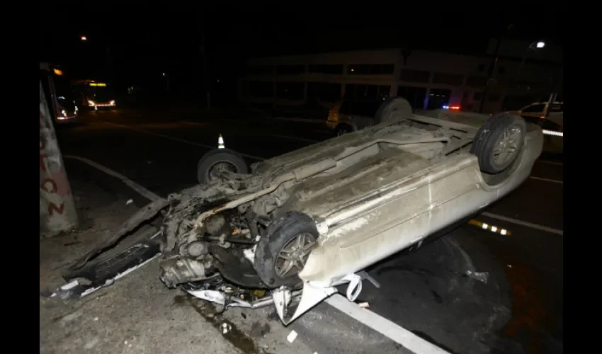  Se conoció que el conductor del vehículo está en condición delicada.