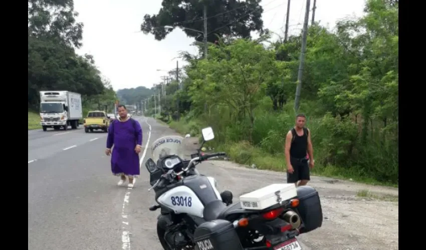 Caminata hacia Portobelo