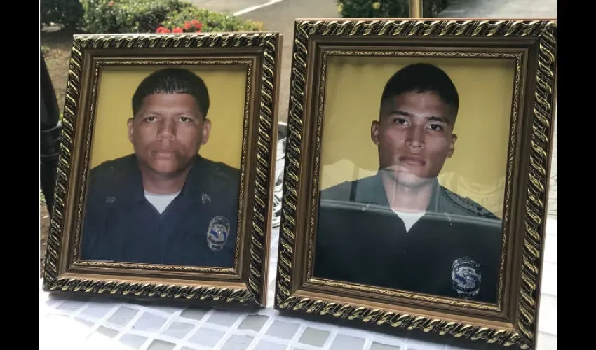 Policías Ernaldo Córdoba y Juan Martín
