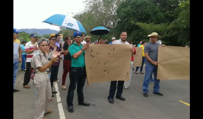 Los docentes y estudiantes del Instituto Profesional Técnico Agropecuario de Tonosí llevan 4 días de paro.