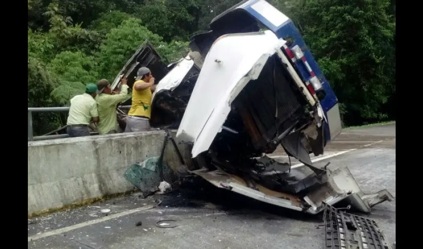 Accidente en  Paraíso de Boquerón.