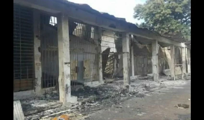 Incendio en cárcel de Chiriquí