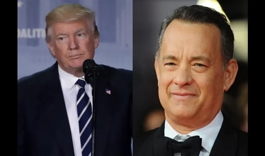 Tom Hanks y Donald Trump