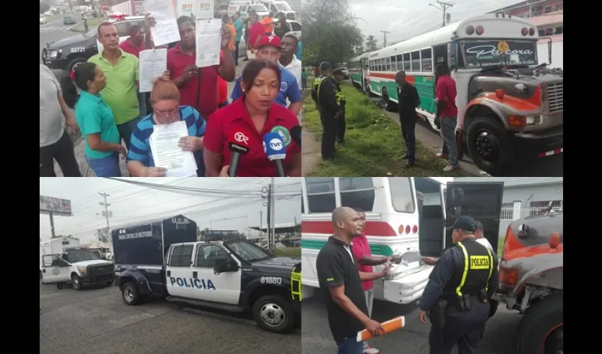  Los transportistas rechazan nuevas medidas 'antipiratas' anunciadas por el presidente Juan Carlos Varela. 
