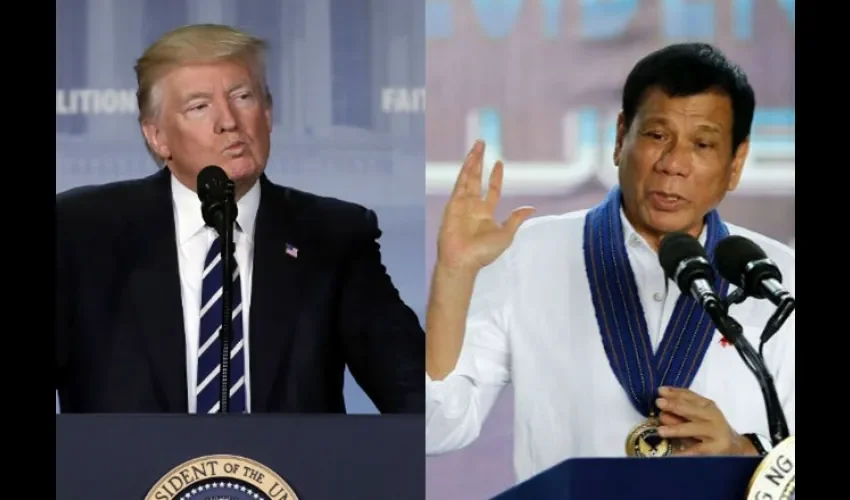 Donald Trump y Rodrigo Duterte