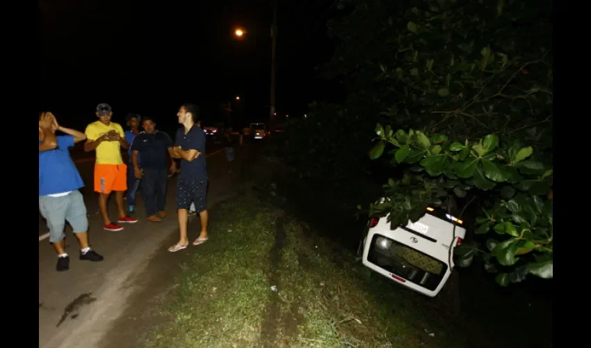 Accidente de tránsito en San Pablo.