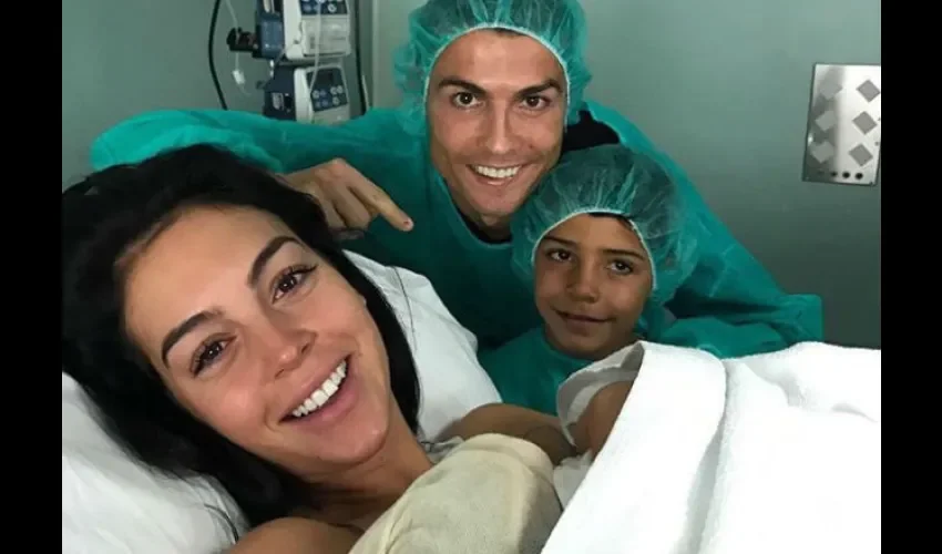 Nació Alana Martina, hija de Cristiano Ronaldo.