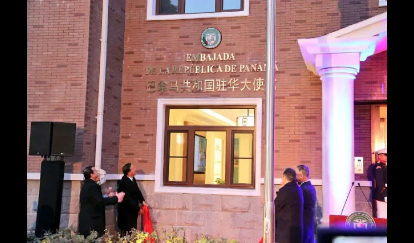 Embajada de Panamá en China.