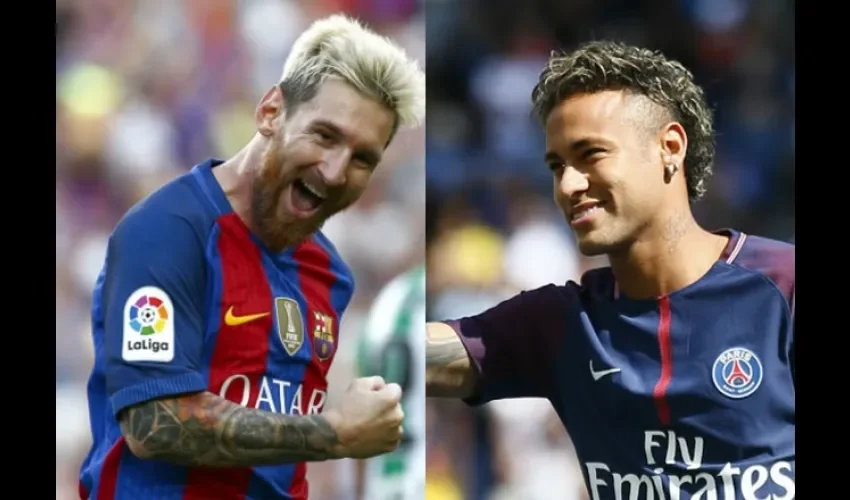 Leo Messi y Neymar Jr.
