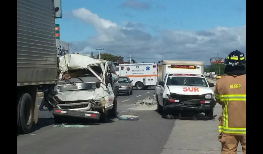 Accidente de tránsito en Coclé. 