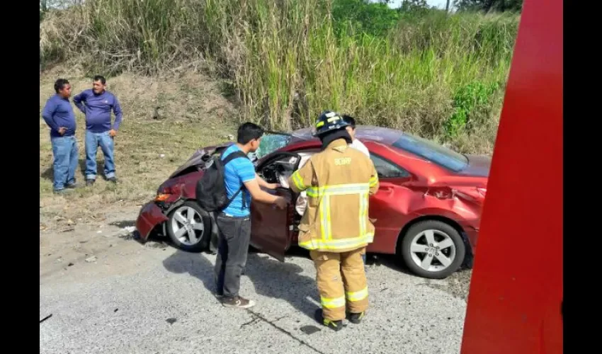 Accidente de tránsito en Panamá Este. 