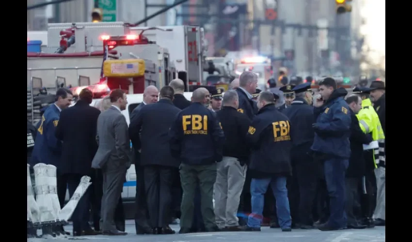 Atentado en estación de autobuses de Nueva York.