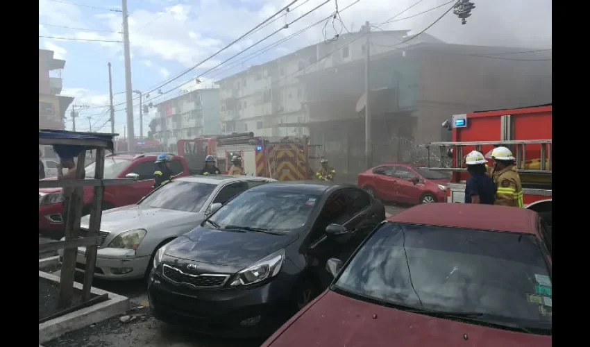 Incendio en El Chorrillo. 