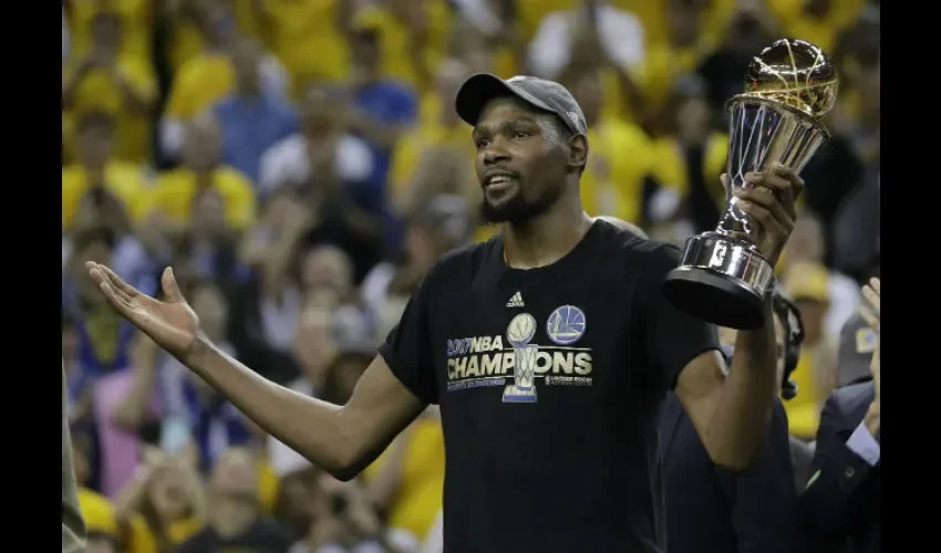 Kevin Durant fue el MVP de la Finales de la NBA este año.