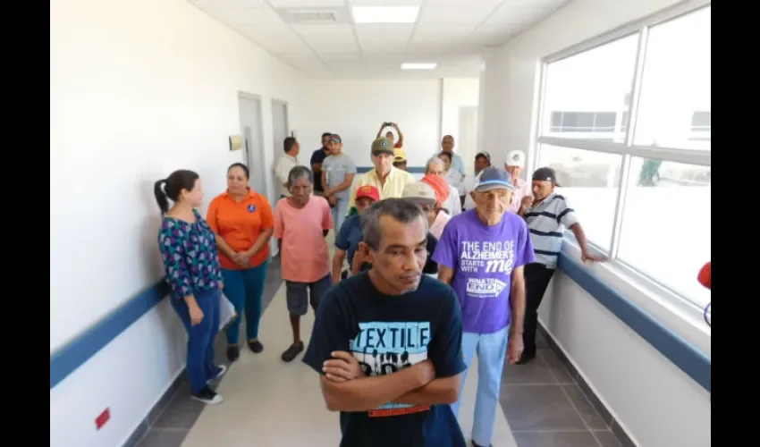 Pacientes psiquiátricos del Hospital Anita Moreno. 