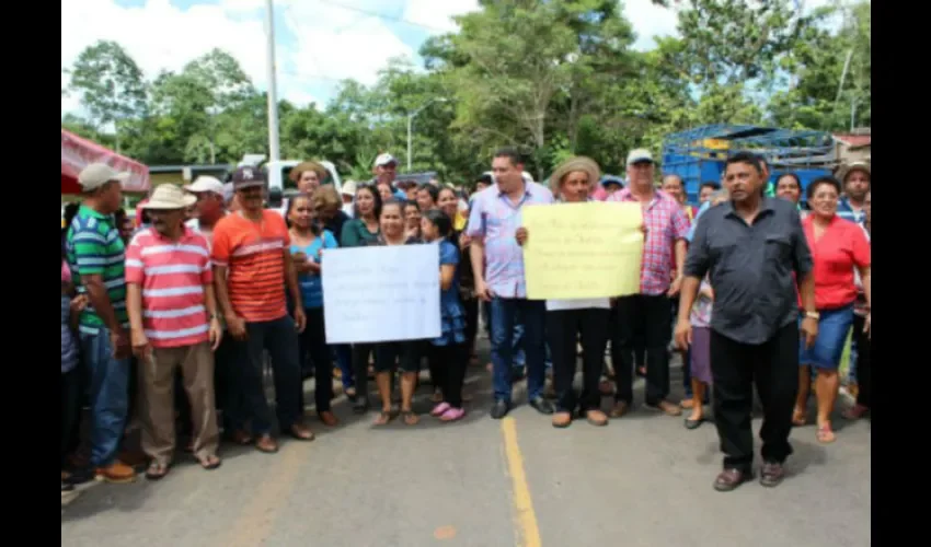 Protestan por corregimiento de Obaldía 