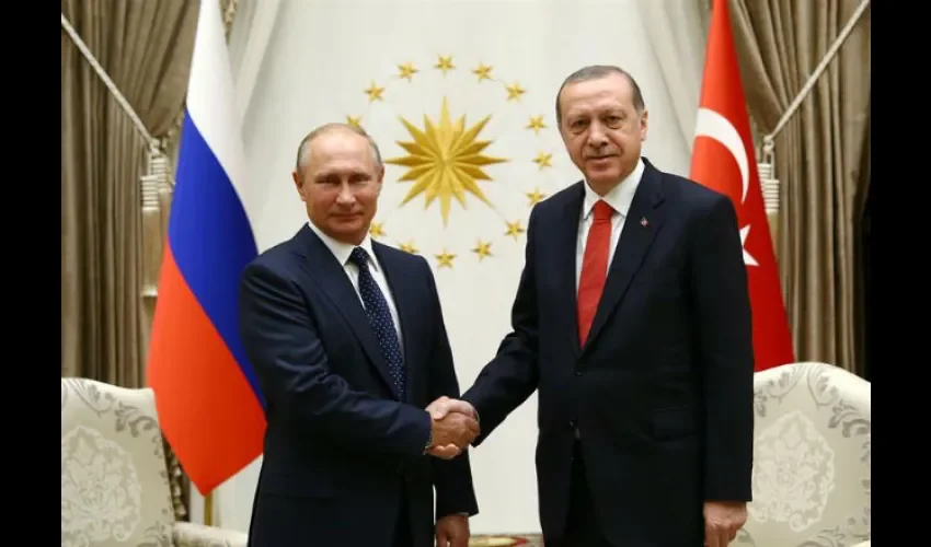Recep Tayyip Erdogán y Vladímir Putin