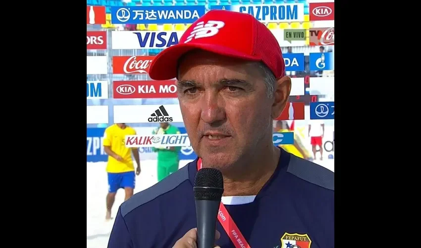El entrenador Schubert Pérez.