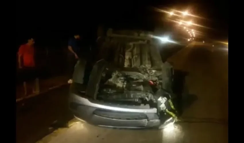 Accidente de tránsito en vía Centenario. 