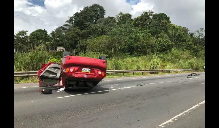 Accidente de tránsito en Biqué 