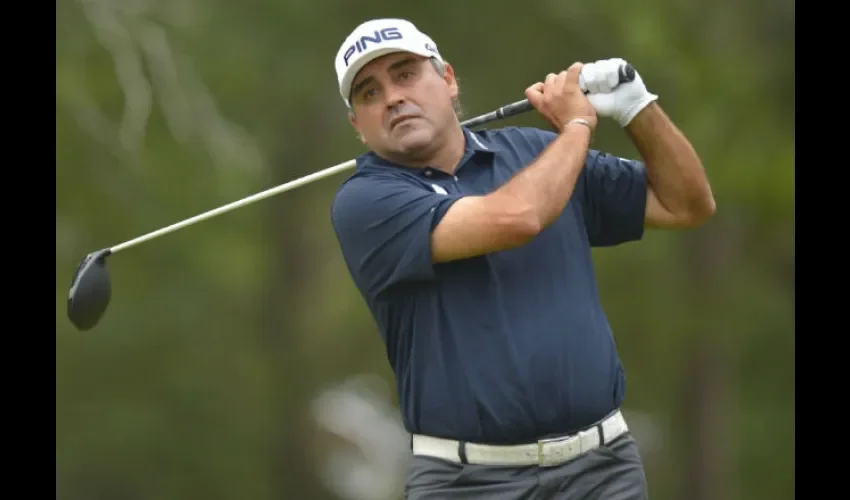 El golfista argentino Ángel  Cabrera. 