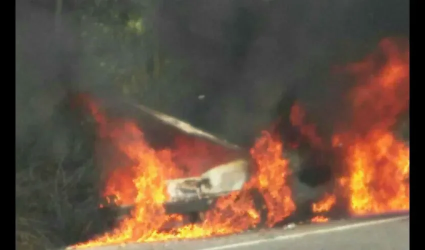 taxis, incendiado, Chiriquí