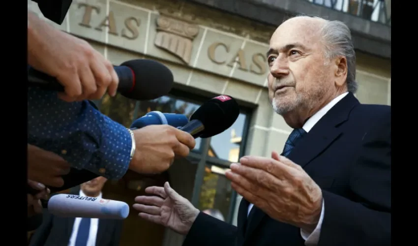 Joseph Blatter dejó de ser presidente de la Fifa en 2015.