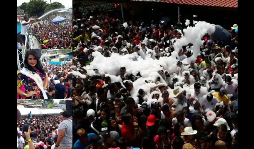 Precarnaval en San Miguelito. 