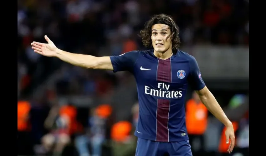 El jugador Edinson Cavani. Foto: EFE