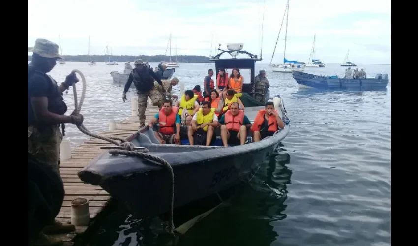 Embarcaciones en Bocas del Toro.