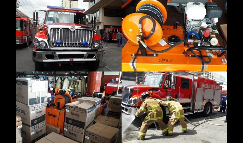 Los insumos son distribuidos en las diferentes regionales y estaciones de bomberos que hay en todo el país. Fotos: Jean Carlos Díaz